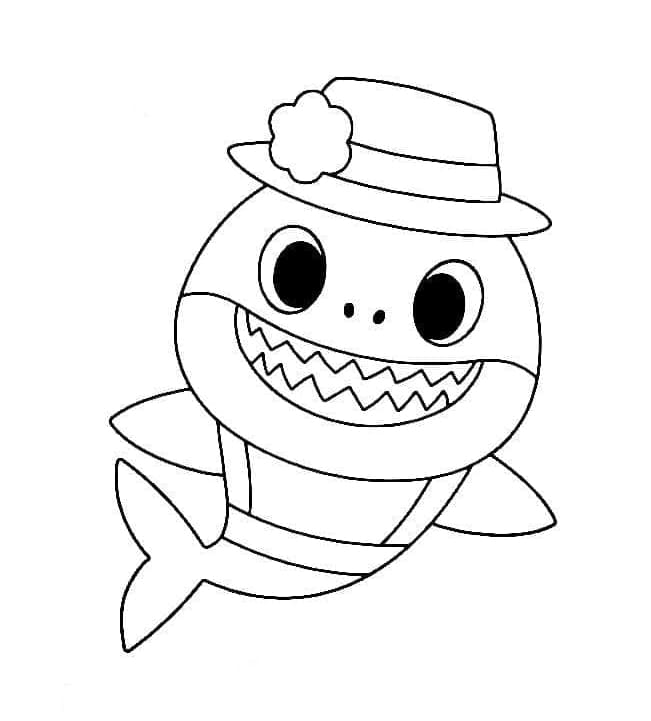 ระบายสี เบบี้ชาร์ค ฟรี