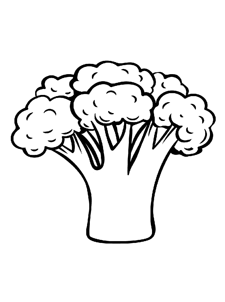 ระบายสี บร็อคโคลี่น่าทึ่ง