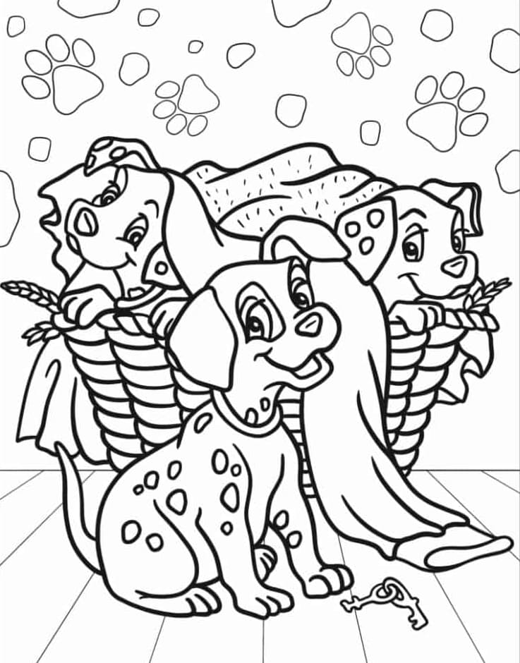 ระบายสี ดัลเมเชียนแสนน่ารัก