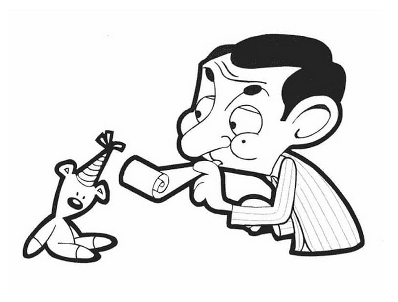 ระบายสี ฟรีมิสเตอร์บีน พิมพ์ได้