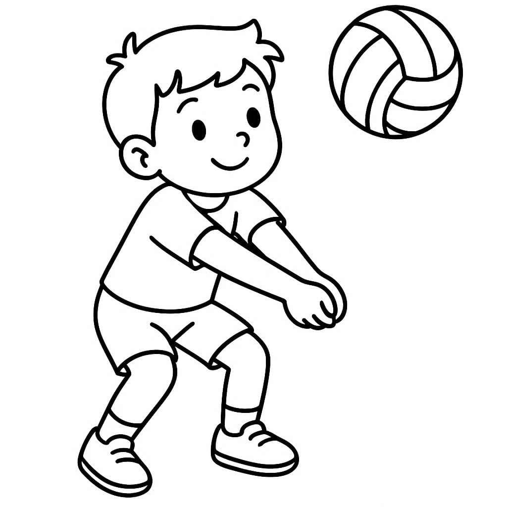 ระบายสี หนุ่มวอลเลย์บอลน่ารัก