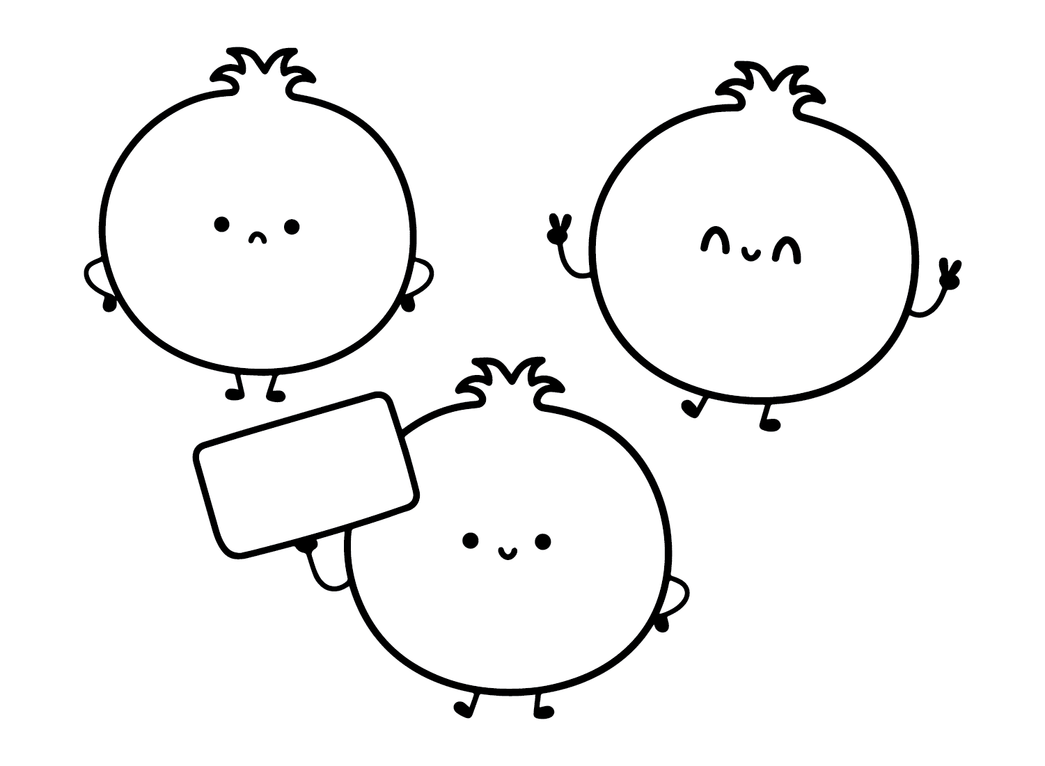 ระบายสี การ์ตูนทับทิม