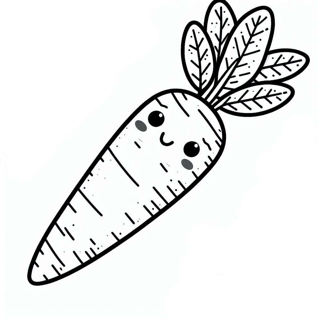 ระบายสี แครอทน่ารัก