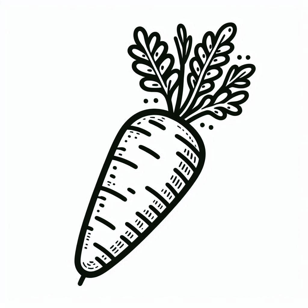 ระบายสี แครอทง่ายๆฟรี