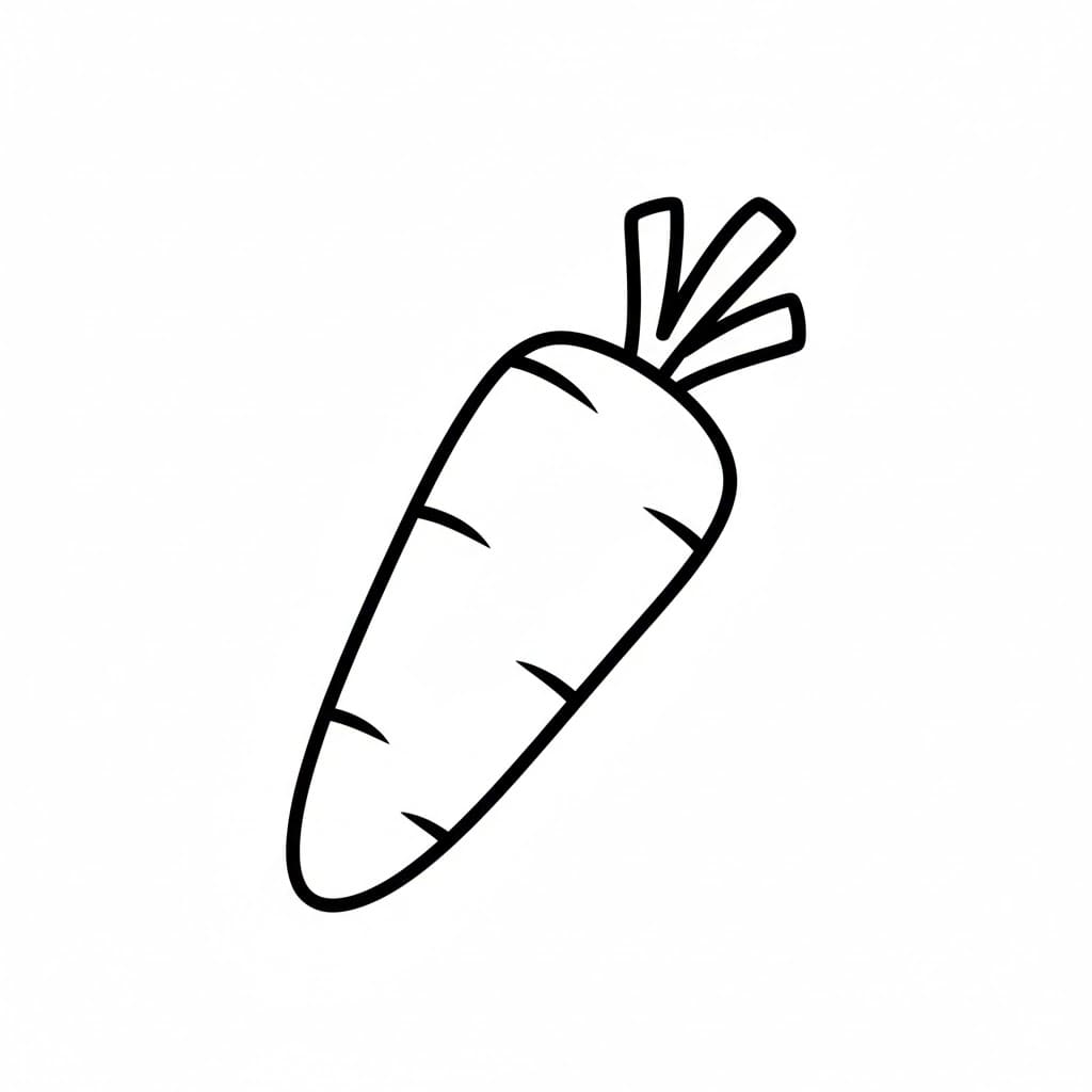 ระบายสี แครอทธรรมดา