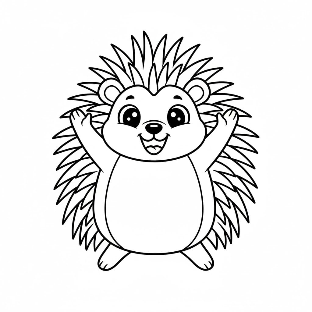 ระบายสี ลายเม่น