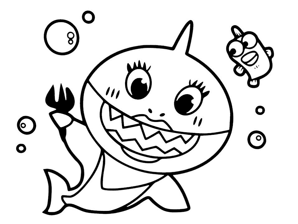 ระบายสี แม่ฉลาม