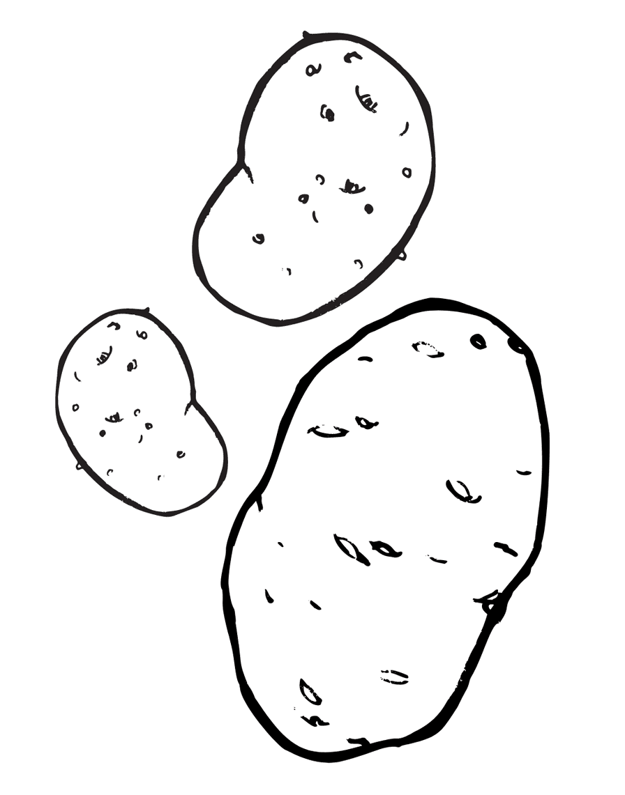 ระบายสี มันฝรั่งเขียว