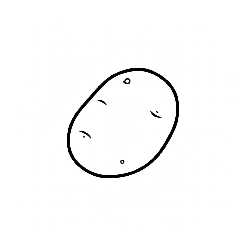 ระบายสี มันฝรั่งธรรมดา