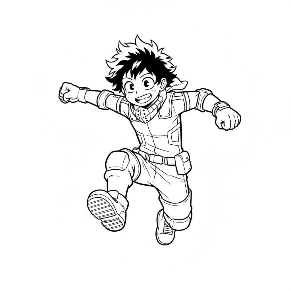 ระบายสี มิโดริยะรัน