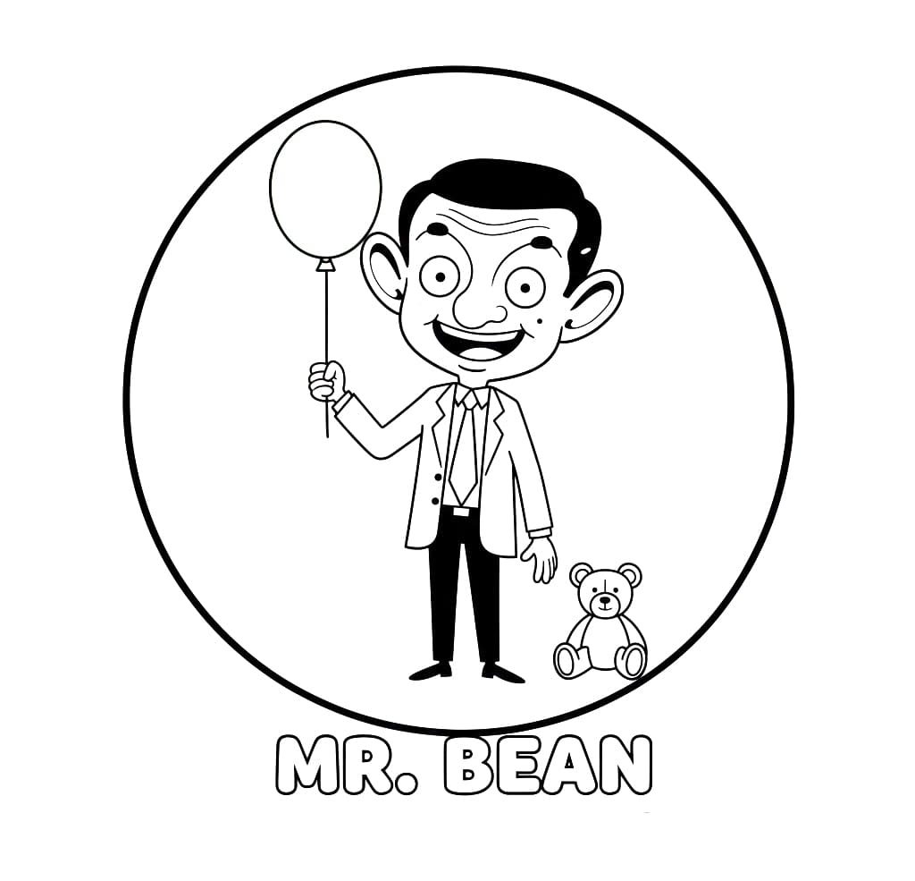 ระบายสี มิสเตอร์บีนกับลูกโป่ง