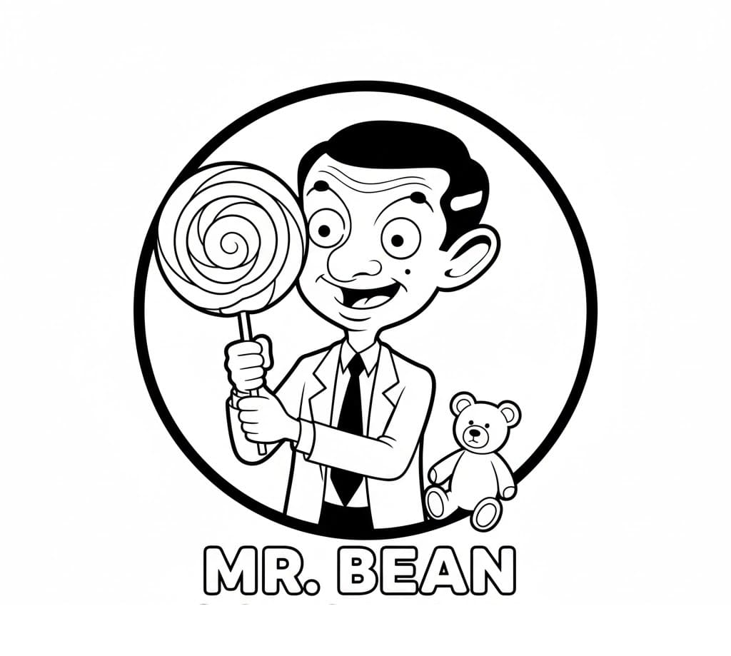 ระบายสี มิสเตอร์บีนกับลูกอม