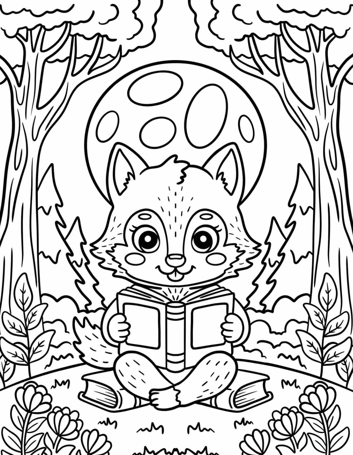 ระบายสี มนุษย์หมาป่าเนิร์ด