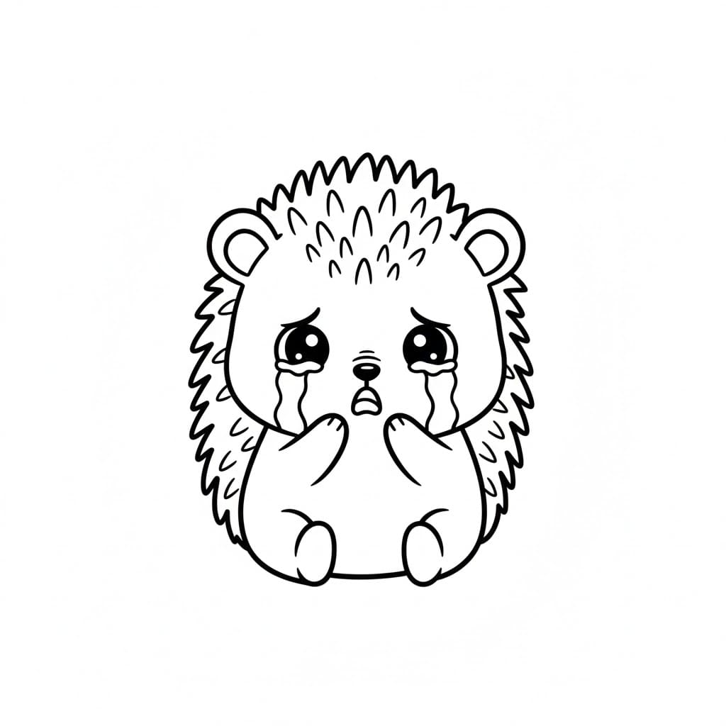 ระบายสี น้องเม่น