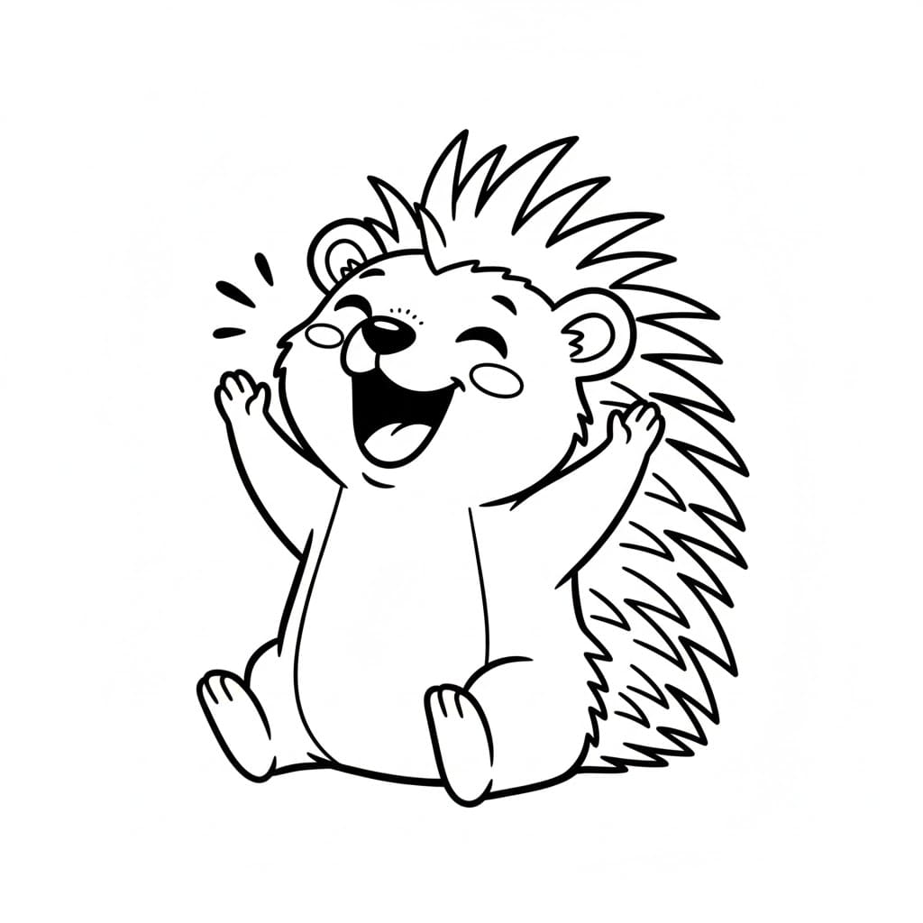 ระบายสี เสียงหัวเราะของเม่น