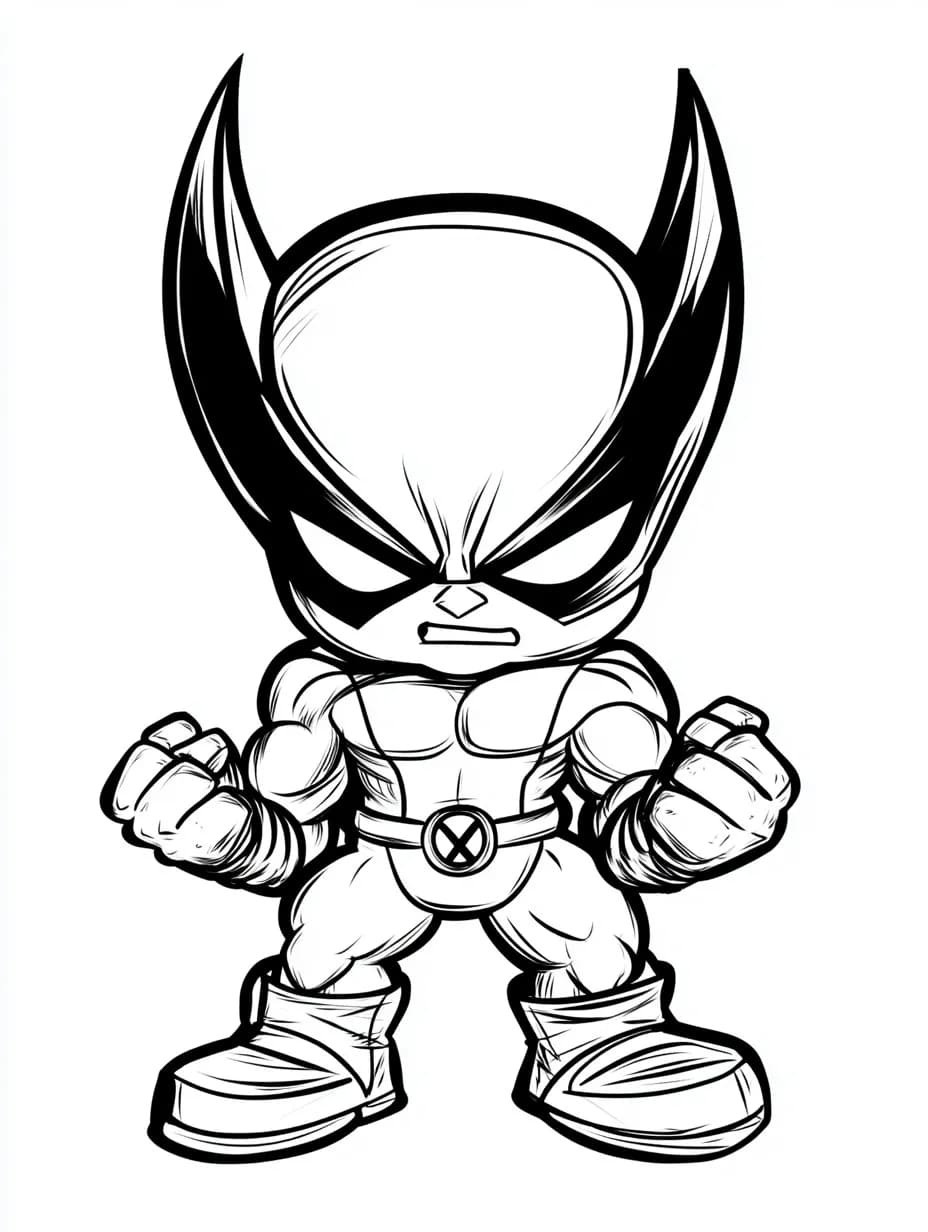 ระบายสี ธีมวูล์ฟเวอรีน