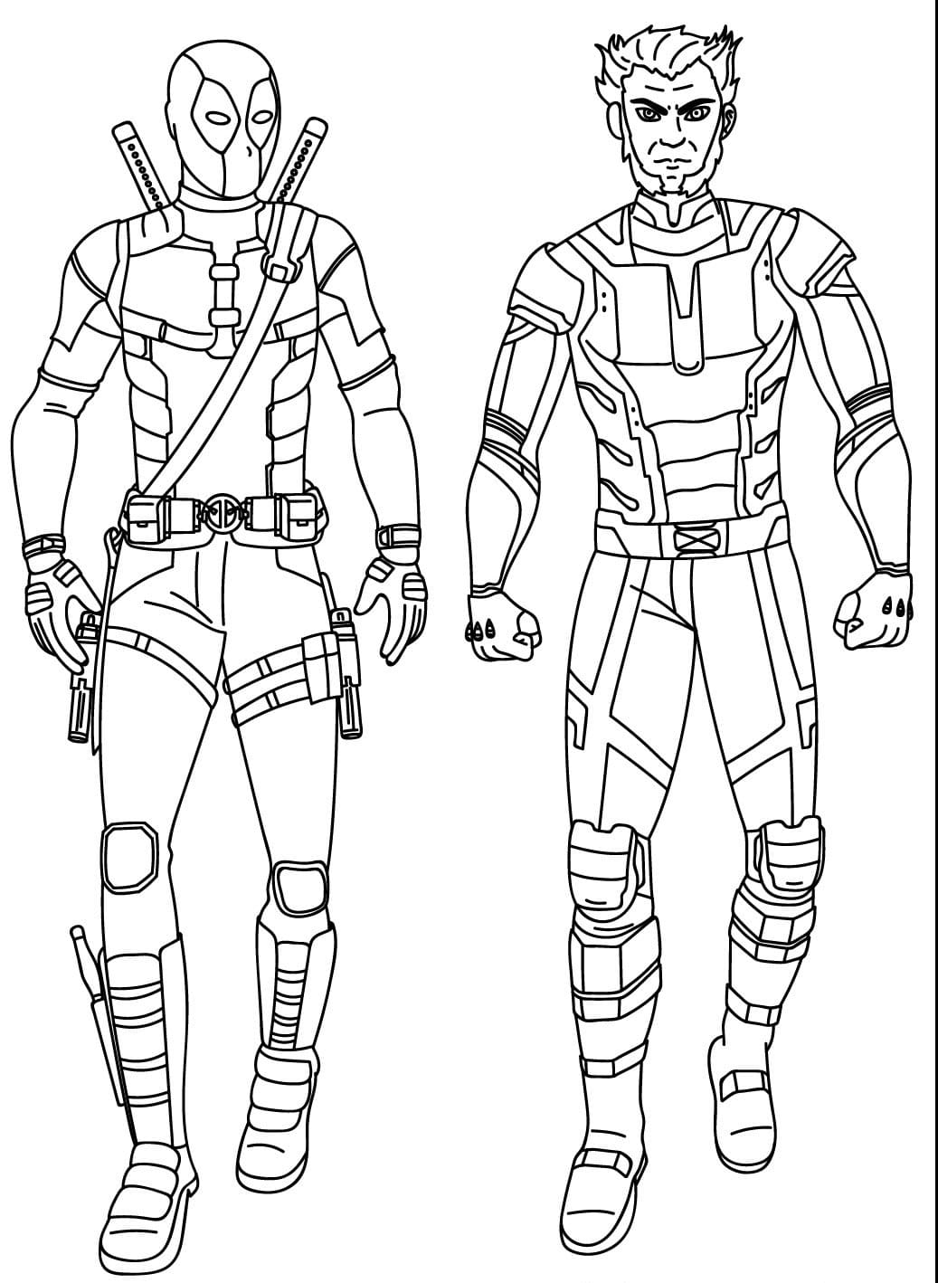 ระบายสี วูล์ฟเวอรีน ฟรี