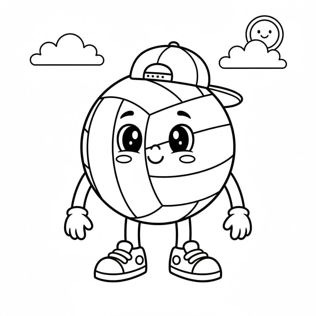 ระบายสี วอลเลย์บอลเท่มาก