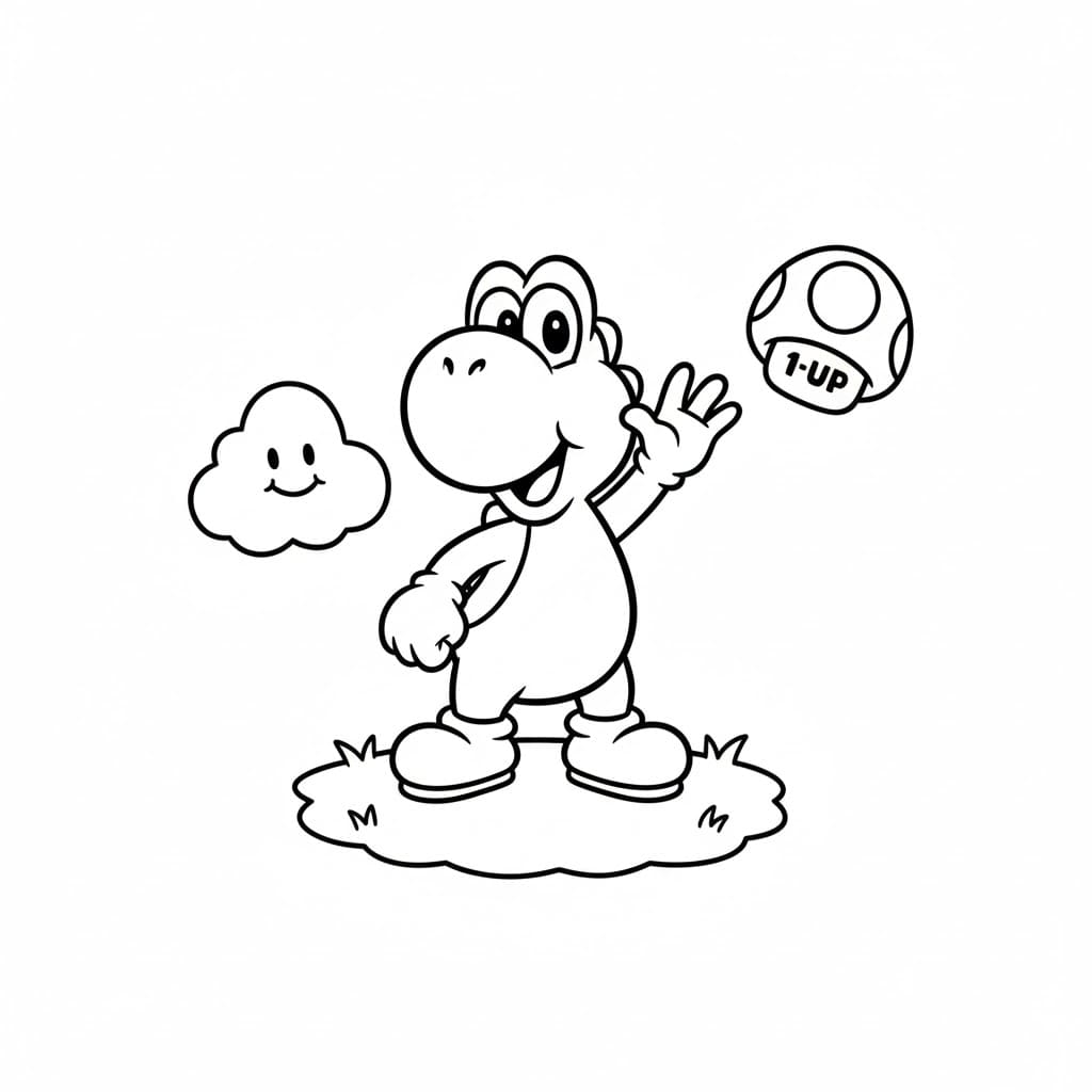 ระบายสี โยชิสุดยอดมาก