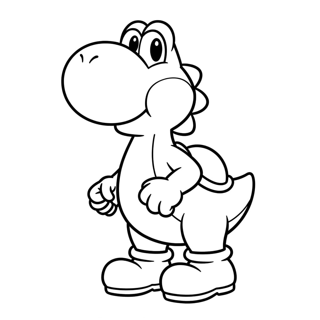 ระบายสี โยชิ ฟรี พิมพ์