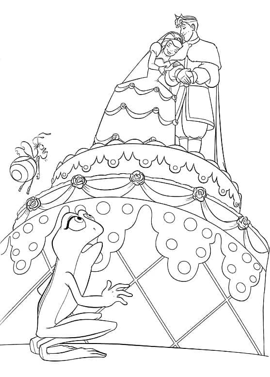 ระบายสี เจ้าหญิงกับกบ ฟรี