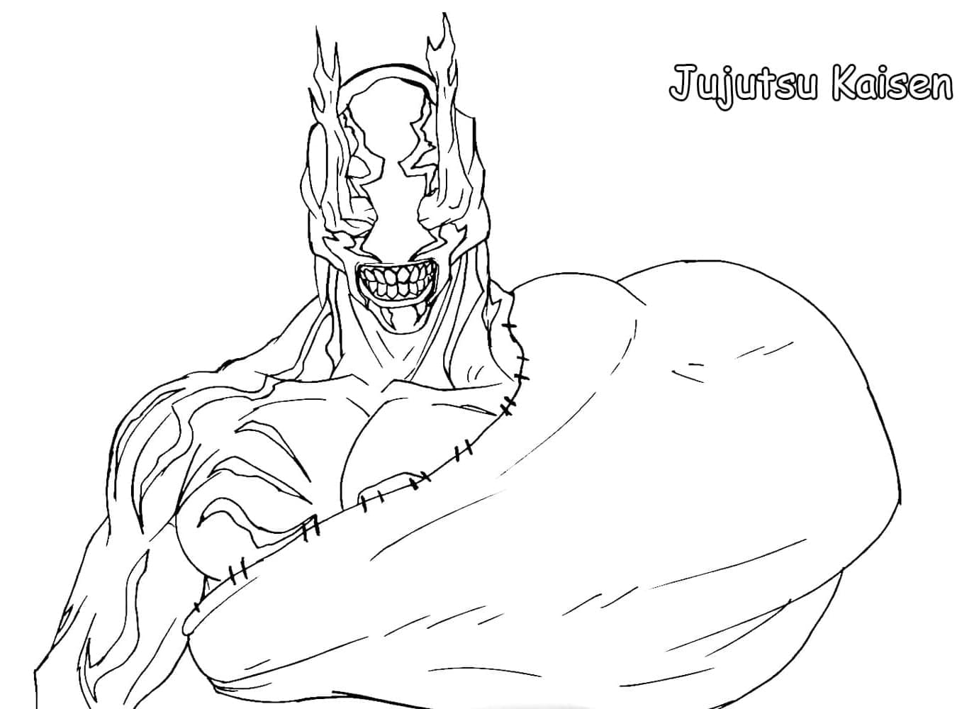 ระบายสี จูจุสึไคเซ็น ฮานามิ