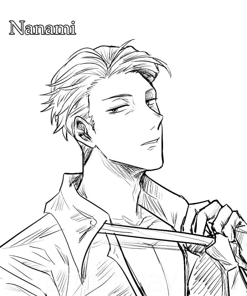 ระบายสี จูจุสึไคเซ็น นานามิ