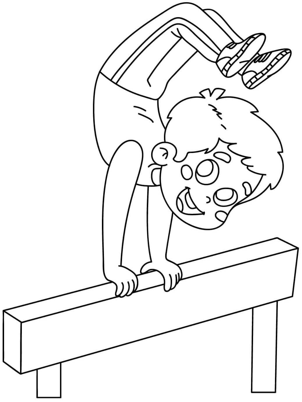 ระบายสี เด็กชายล้มทับคาน