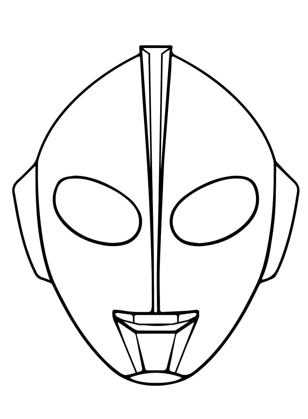 ระบายสี หน้ากากอุลตร้าแมน