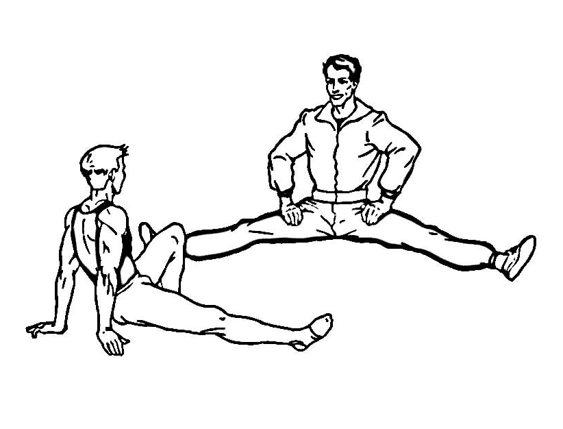 ระบายสี การออกกำลังกายจากยิมนาสติก