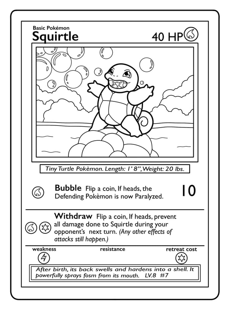 ระบายสี การ์ดเซ็นนิกาเมะ