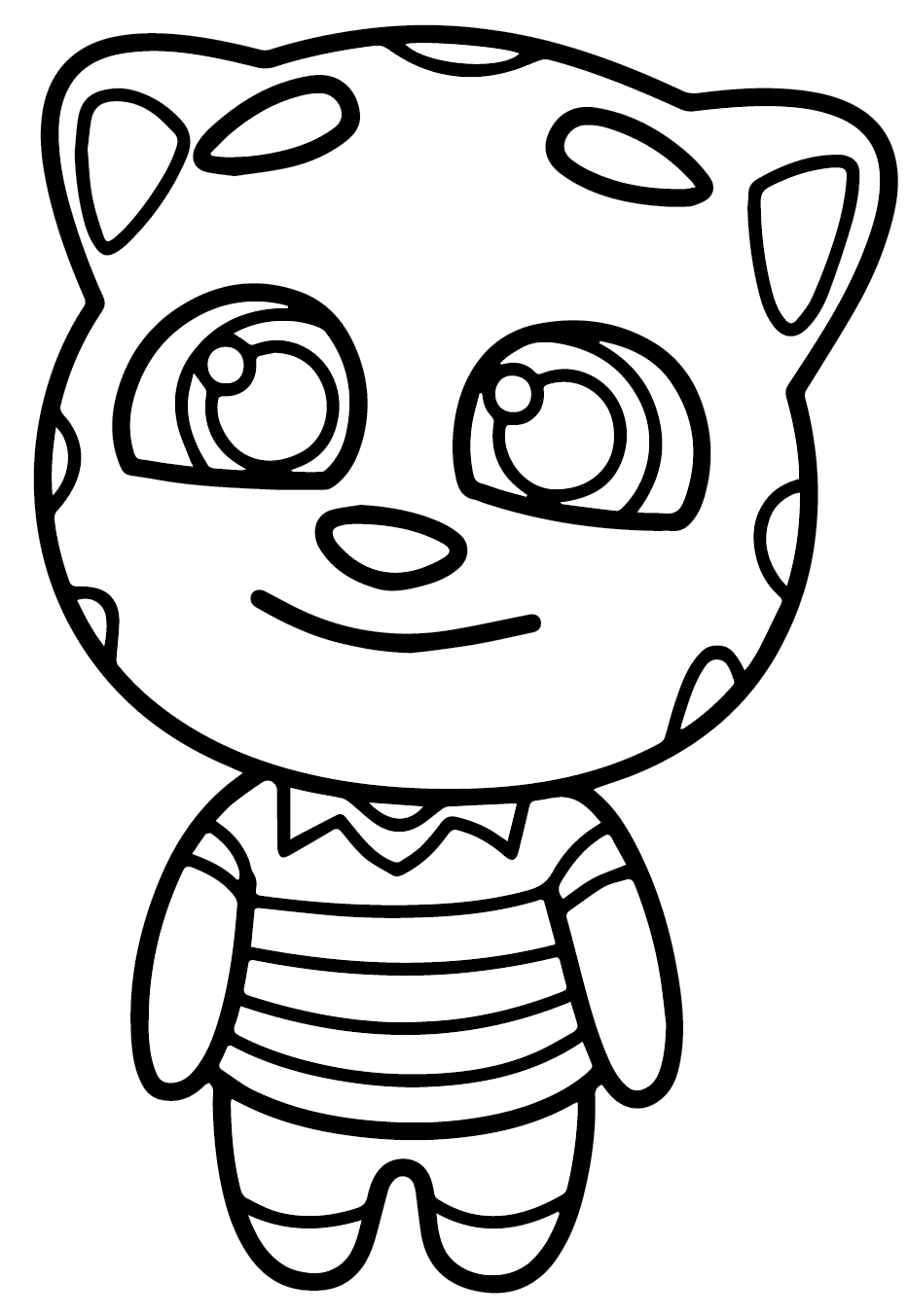 ระบายสี เกมทอมพูดคุย