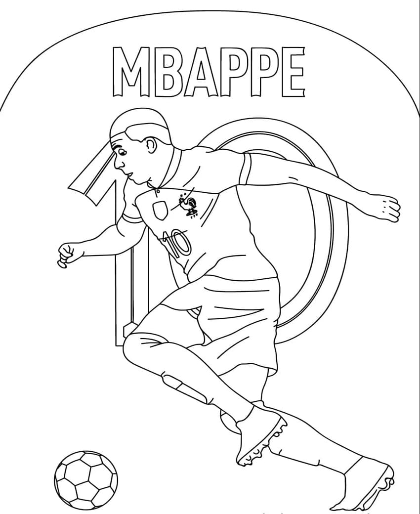 ระบายสี คีเลียน เอ็มบัปเป้ ล็อตติน