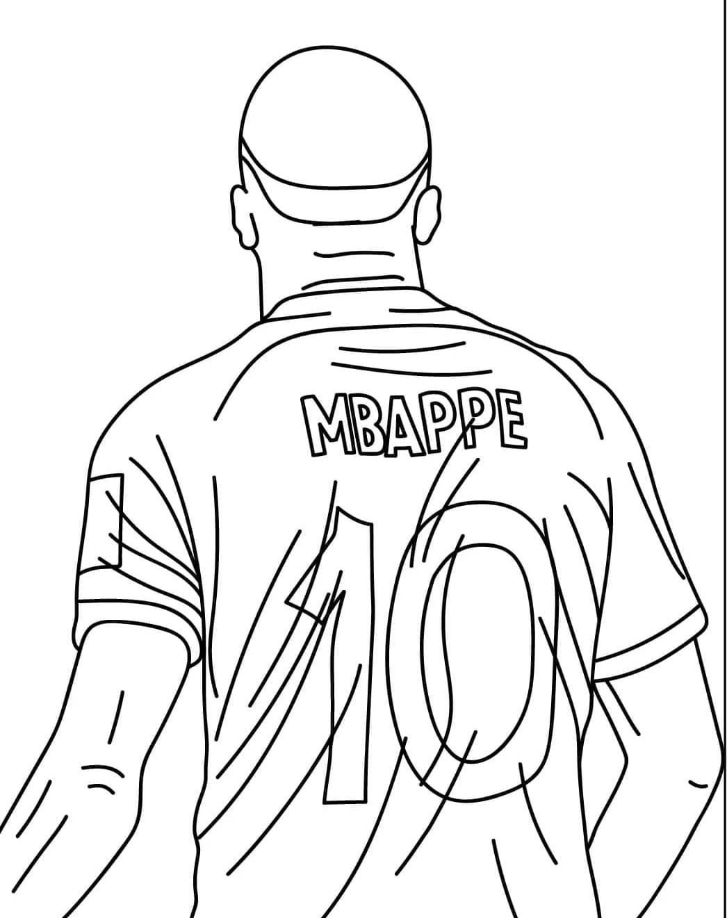 ระบายสี คีเลียน เอ็มบัปเป้ นักฟุตบอลอาชีพ