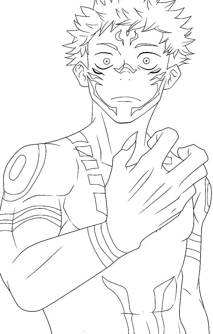 ระบายสี คูล ยูจิ อิทาโดริ