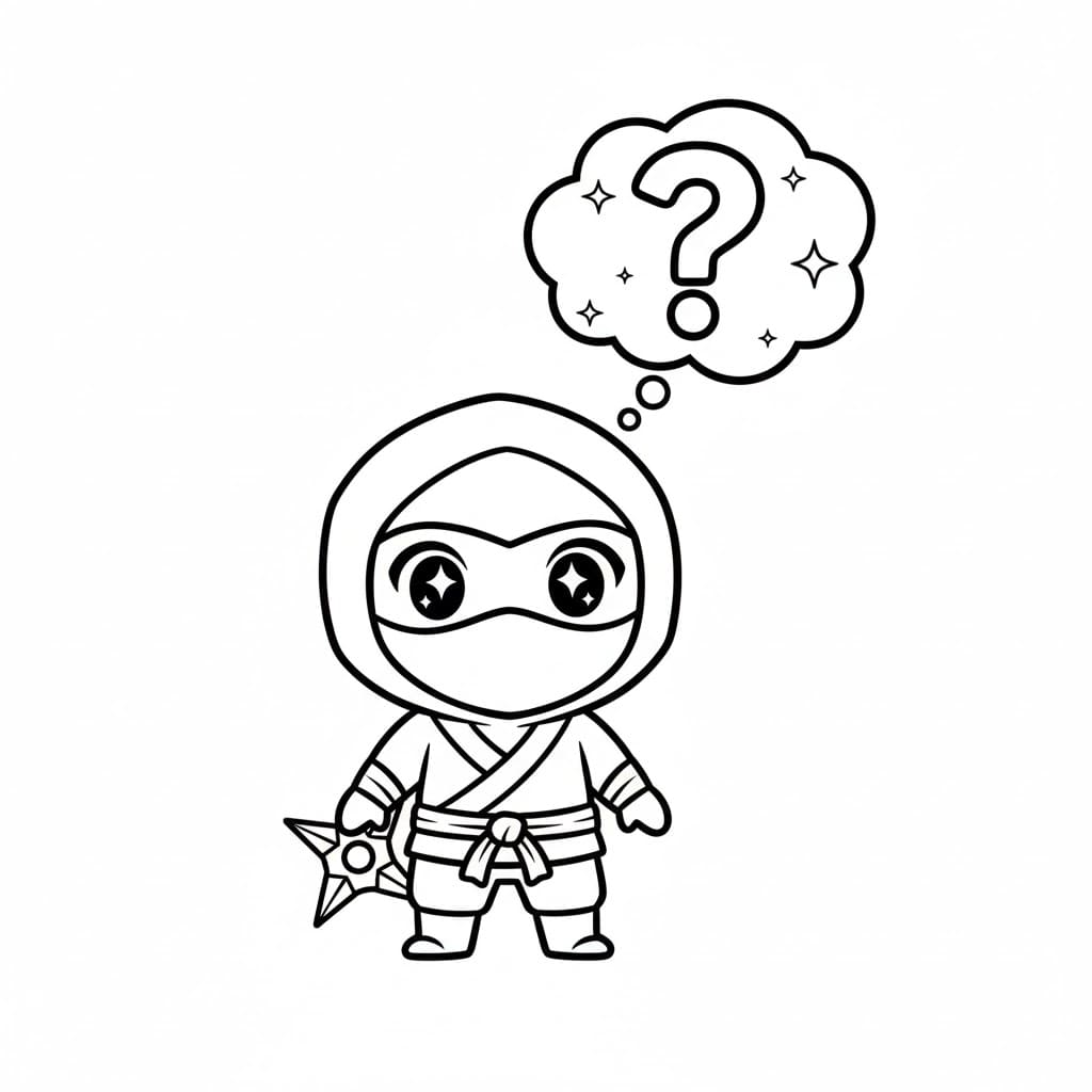 ระบายสี ความคิดของนินจา