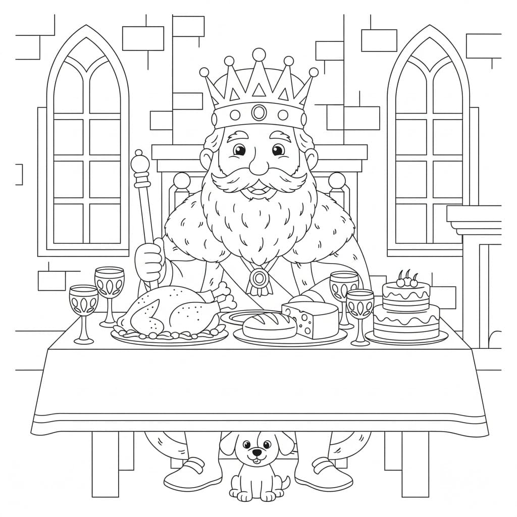 ระบายสี กษัตริย์กิน