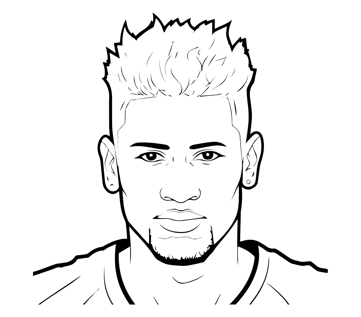 ระบายสี กองหน้าเนย์มาร์