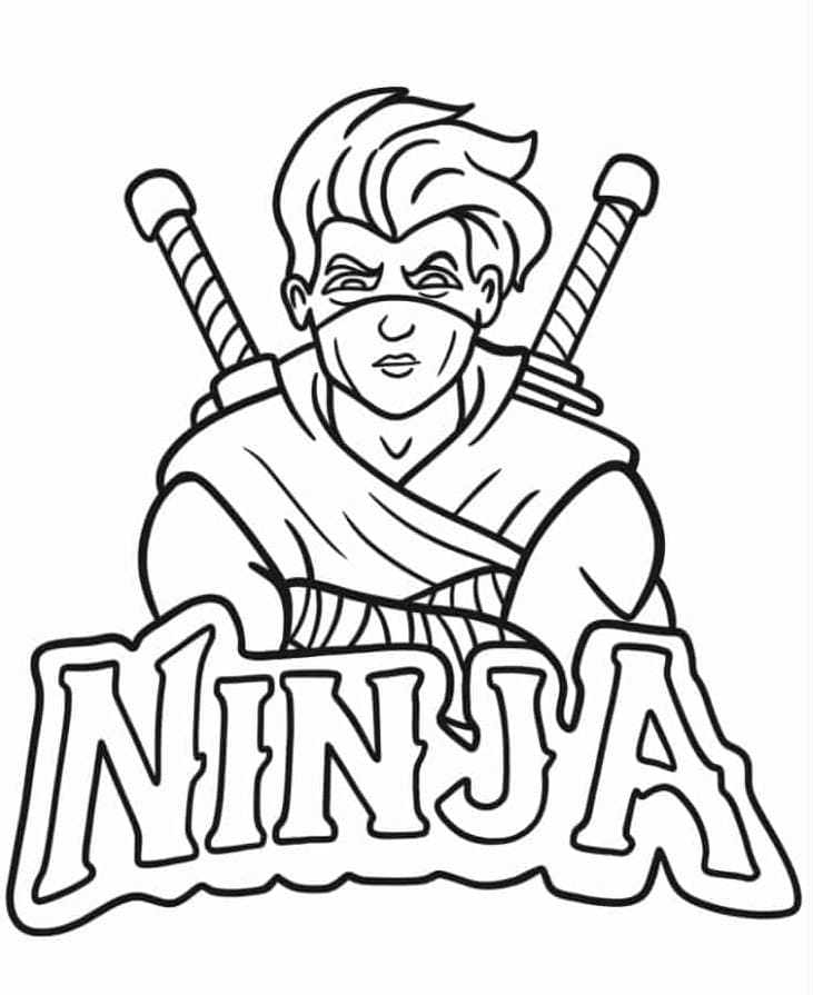 ระบายสี โลโก้นินจา