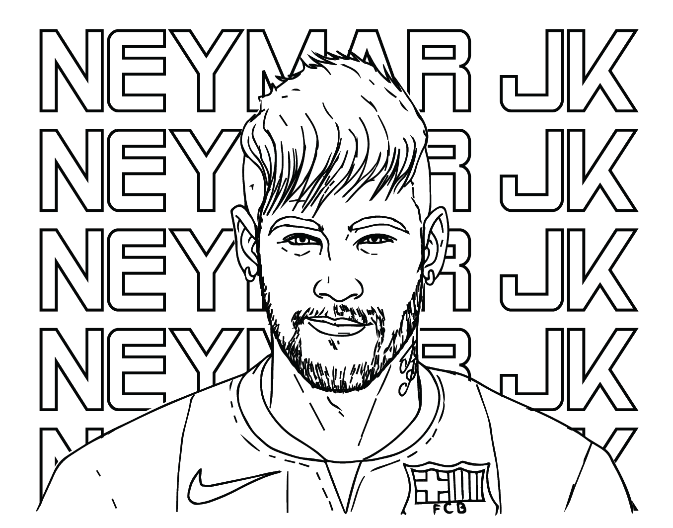 ระบายสี เนย์มาร์ เจเค