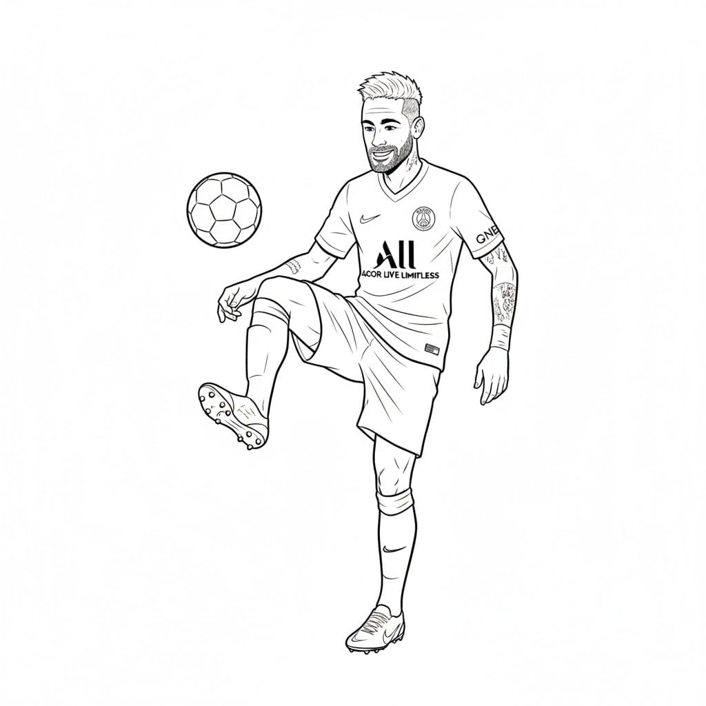 ระบายสี เนย์มาร์ เท่มาก