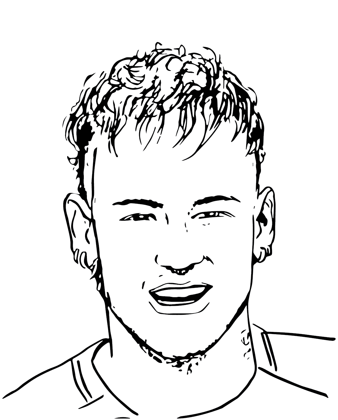 ระบายสี เนย์มาร์ยิ้มฟรี