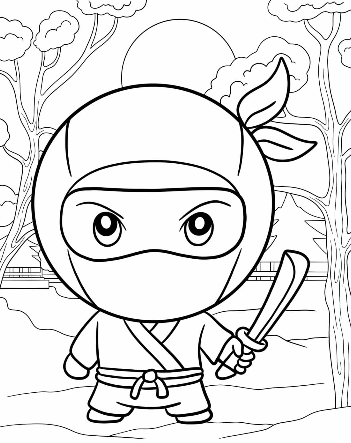 ระบายสี นินจาชิบิสุดจริงจังพร้อมใบมีด