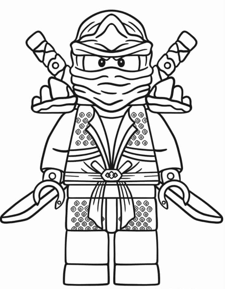 ระบายสี นินจาเลโก้ง่าย ๆ