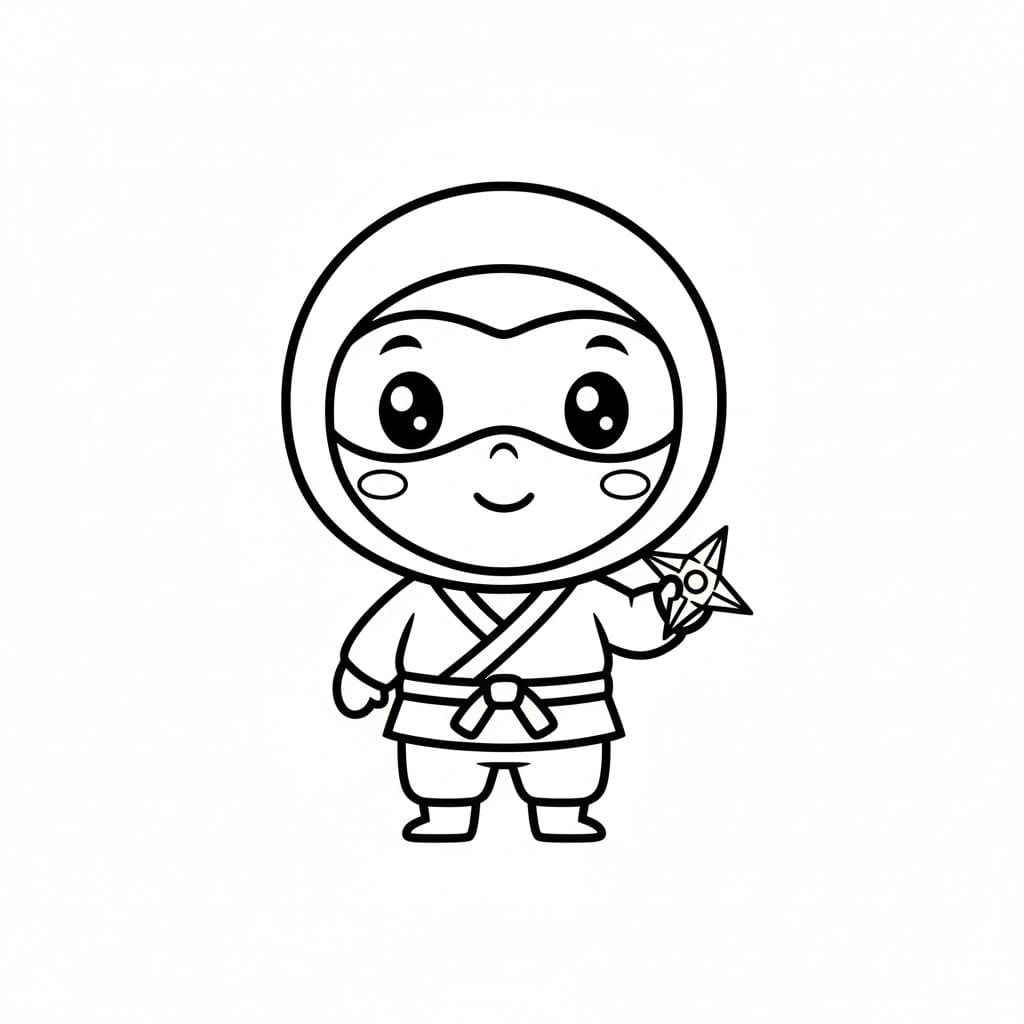 ระบายสี นินจาน่ารัก