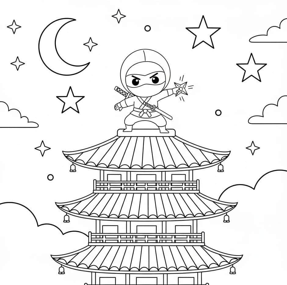 ระบายสี นินจาสุดยอด