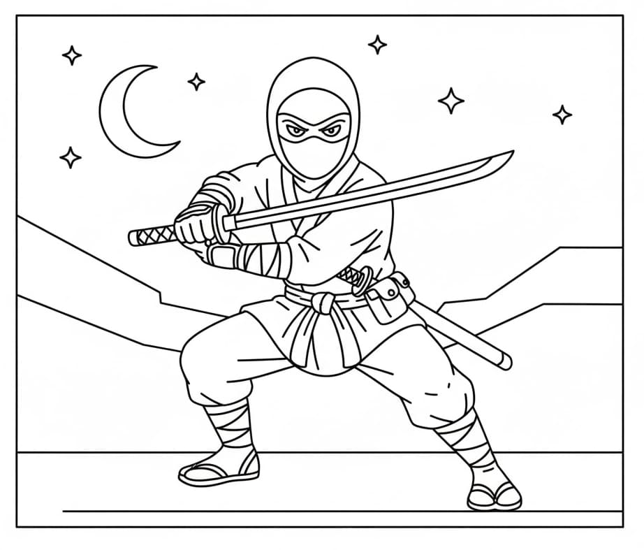 ระบายสี นินจาธรรมดา