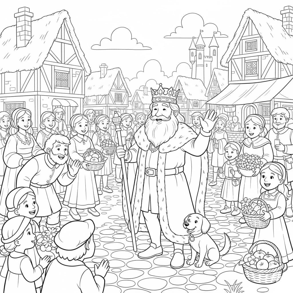 ระบายสี เป็นมิตรกับกษัตริย์