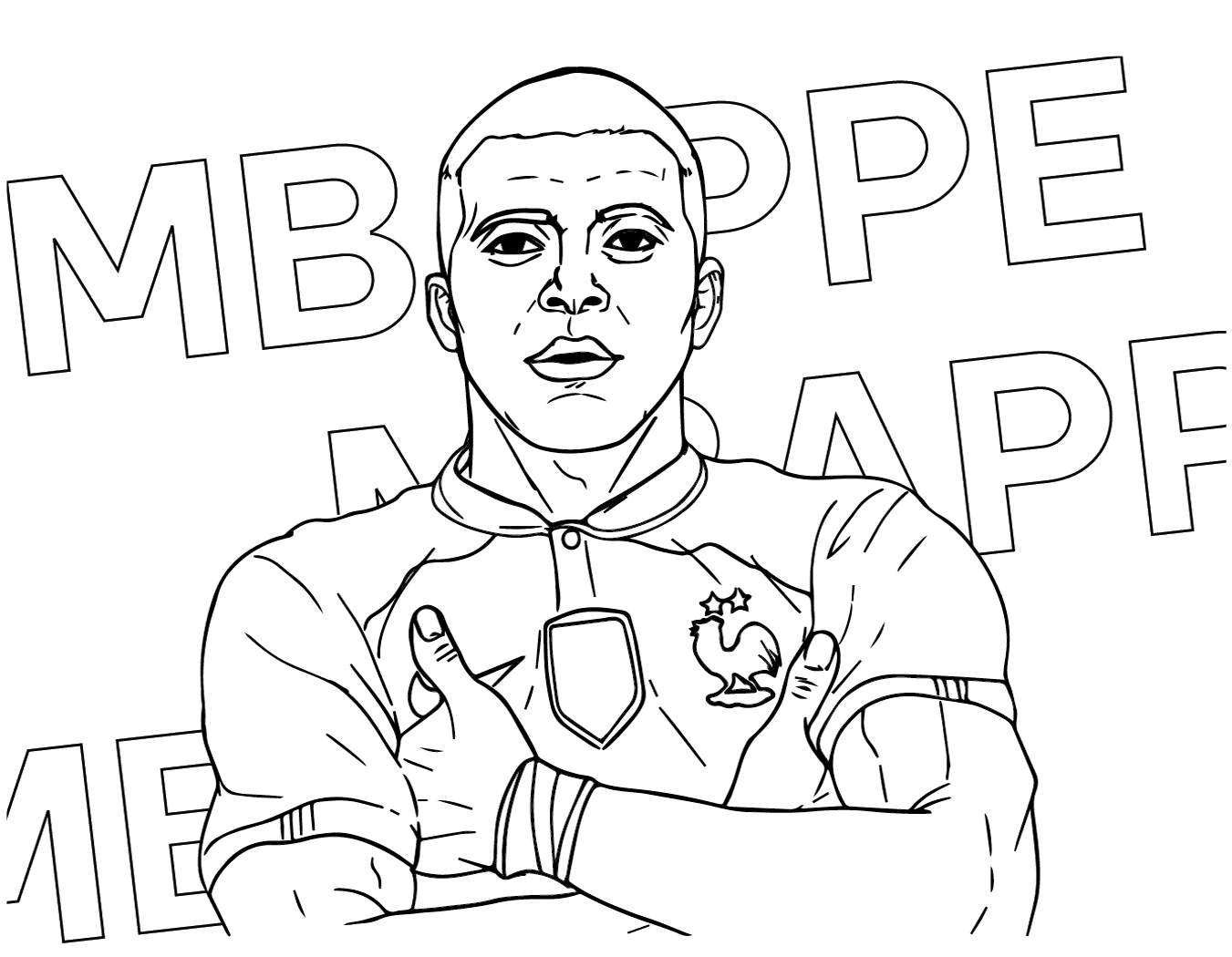 ระบายสี พิมพ์ คีเลียน เอ็มบัปเป้