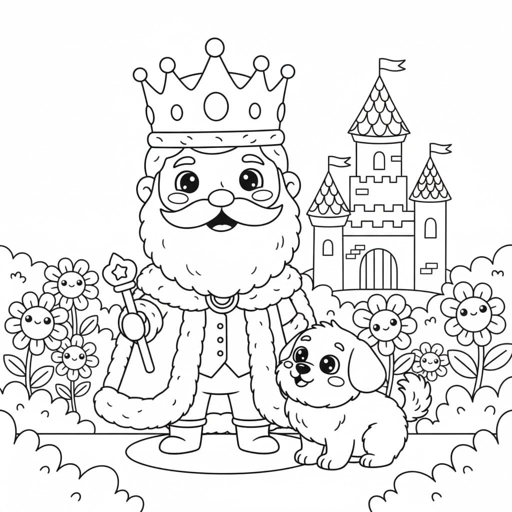 ระบายสี ราชาผู้น่ารัก